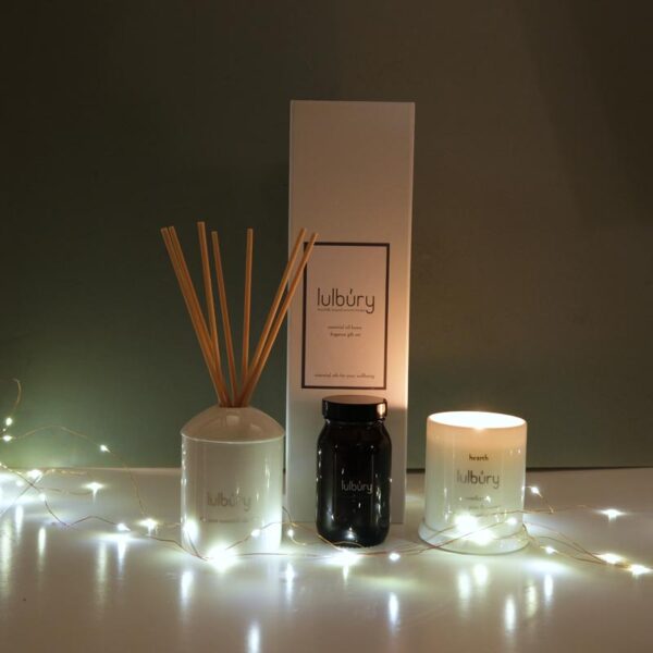 Candle and diffuser set